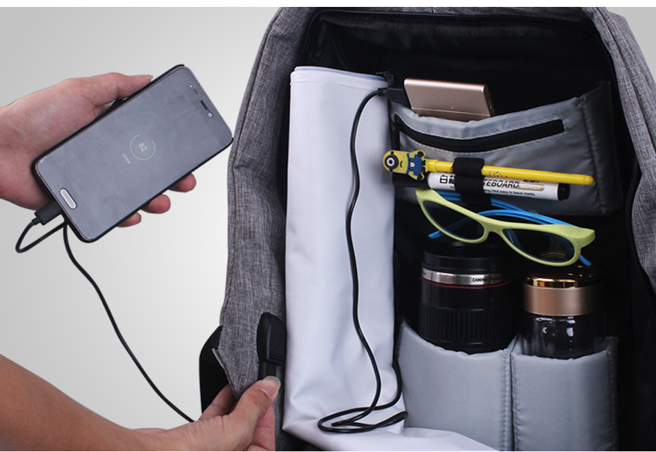 YINGNUO BO-01 Waterproof Shockproof Anti Theft Camera Laptop Outdooors Storage Bag Backpack 23
