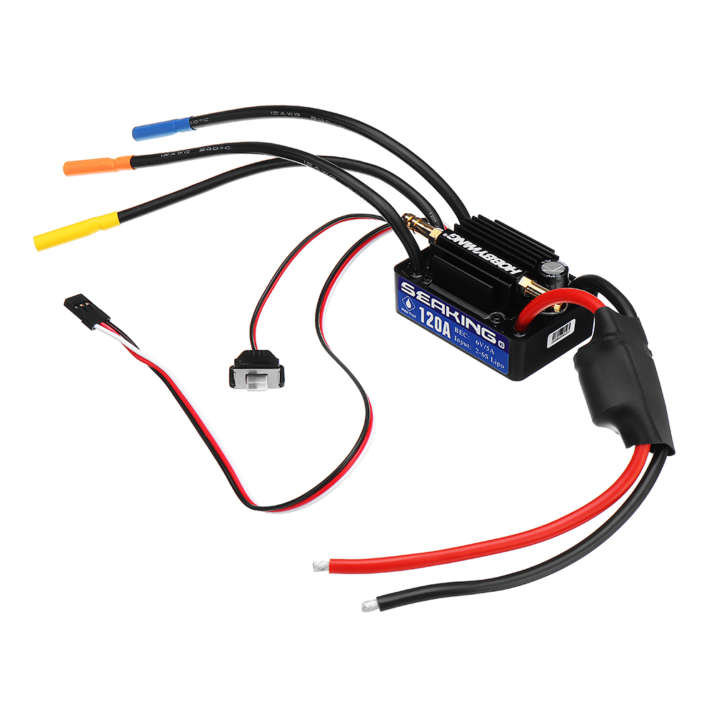 Hobbywing Seaking V3 120A Brushless Waterproof ESC Speed Controller Built-in BEC for Rc Boat Parts - Photo: 4