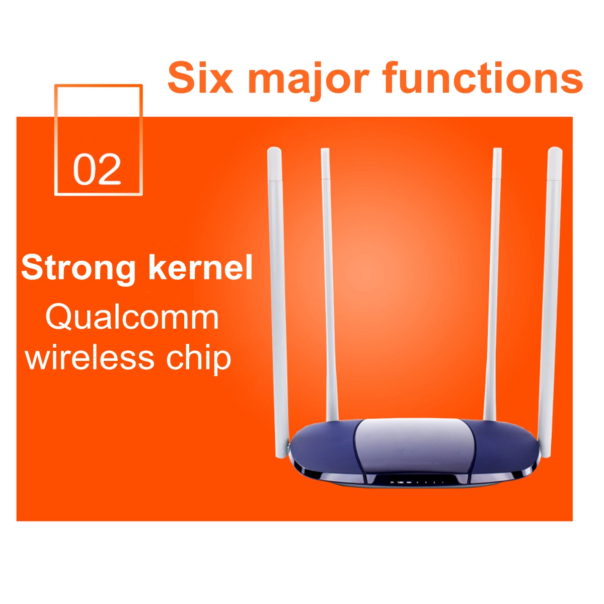 Wifi Repeater High Speed 100M Fiber 300Mbps Wireless Wifi Router One-click Enhancement Wifi High Gain 4 Antenna 8