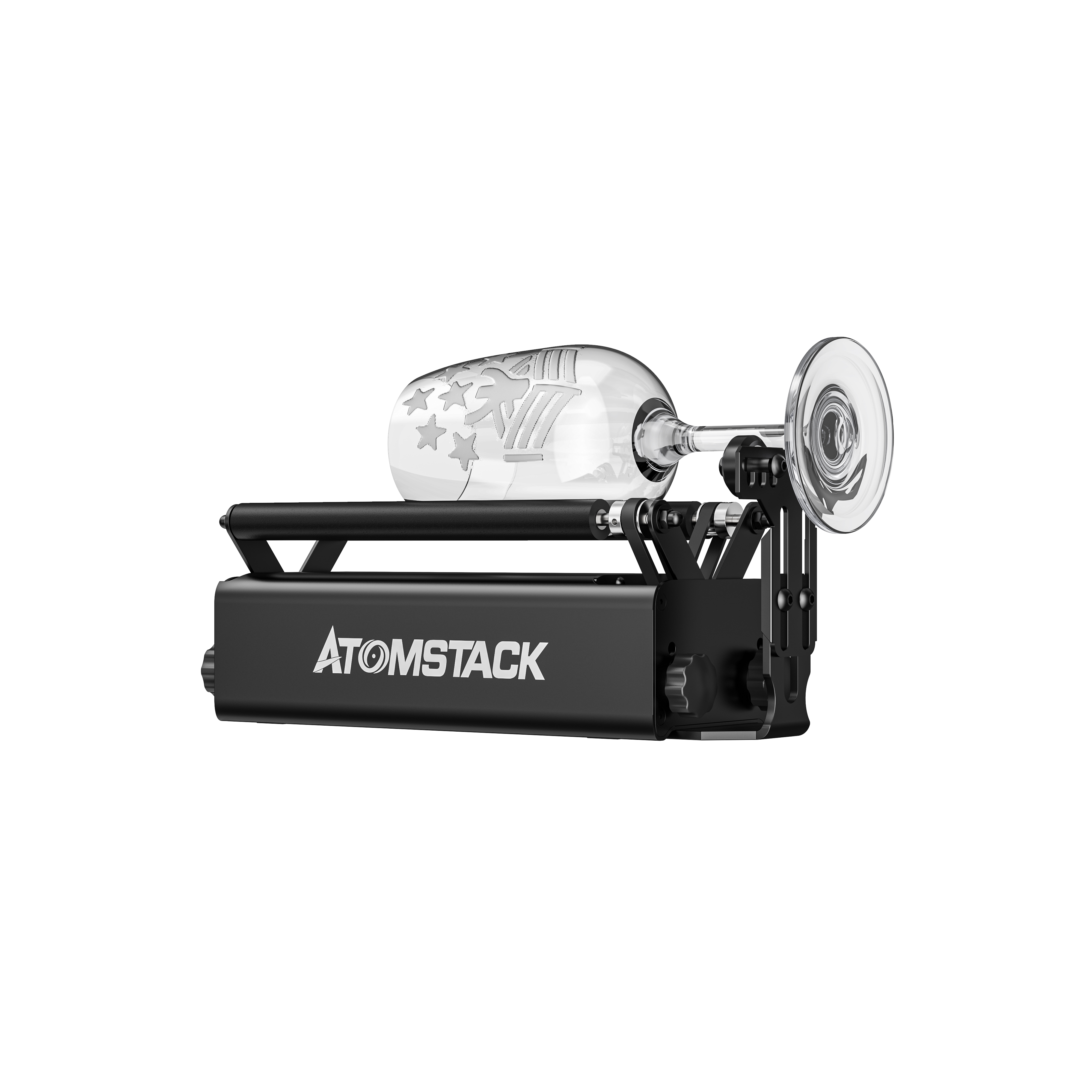 [US DIRECT] Atomstack Upgraded R3 Pro Rotary Roller with Separable support module and Extension Towers