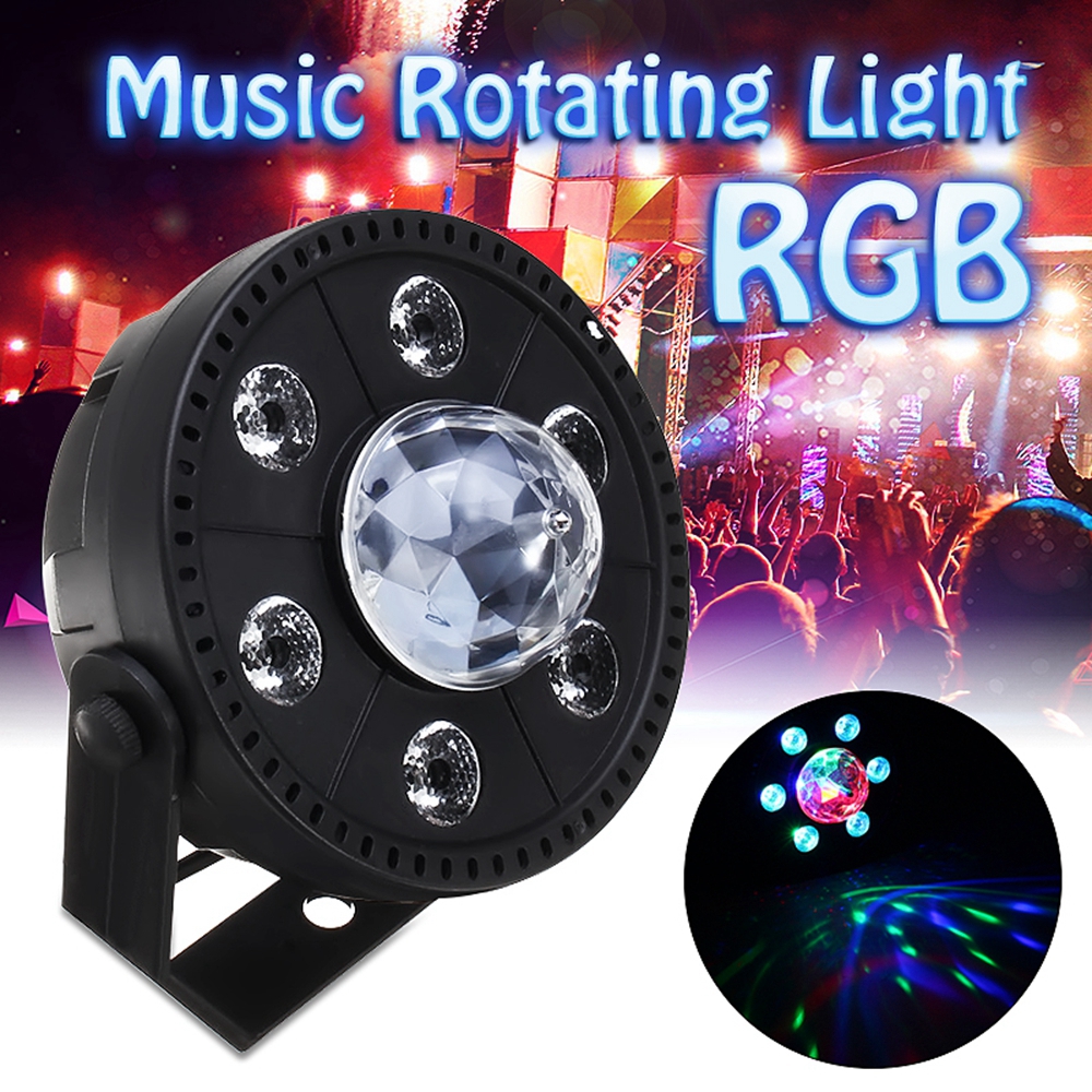 RGB LED Stage Light Strobe Light Crystal Ball Party Club DJ Disco Atmostphere Light AC90-265V