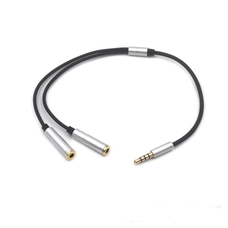 Bakeey 3.5mm One Point Two Audio Cable One Drag Two Headphone Cable