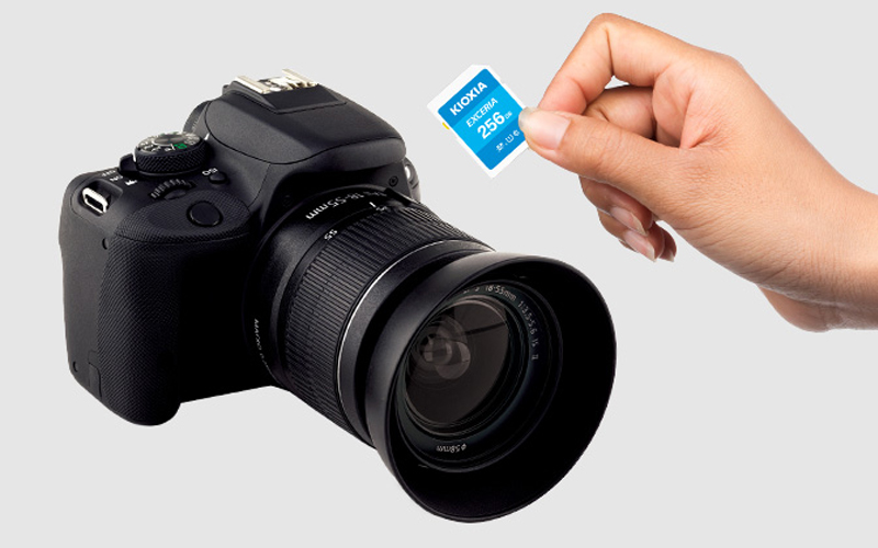Kioxia SD Memory Card 128G 64G 32G SDXC UHS-I U1 Class10 High Speed SD Card  For SLR Camera