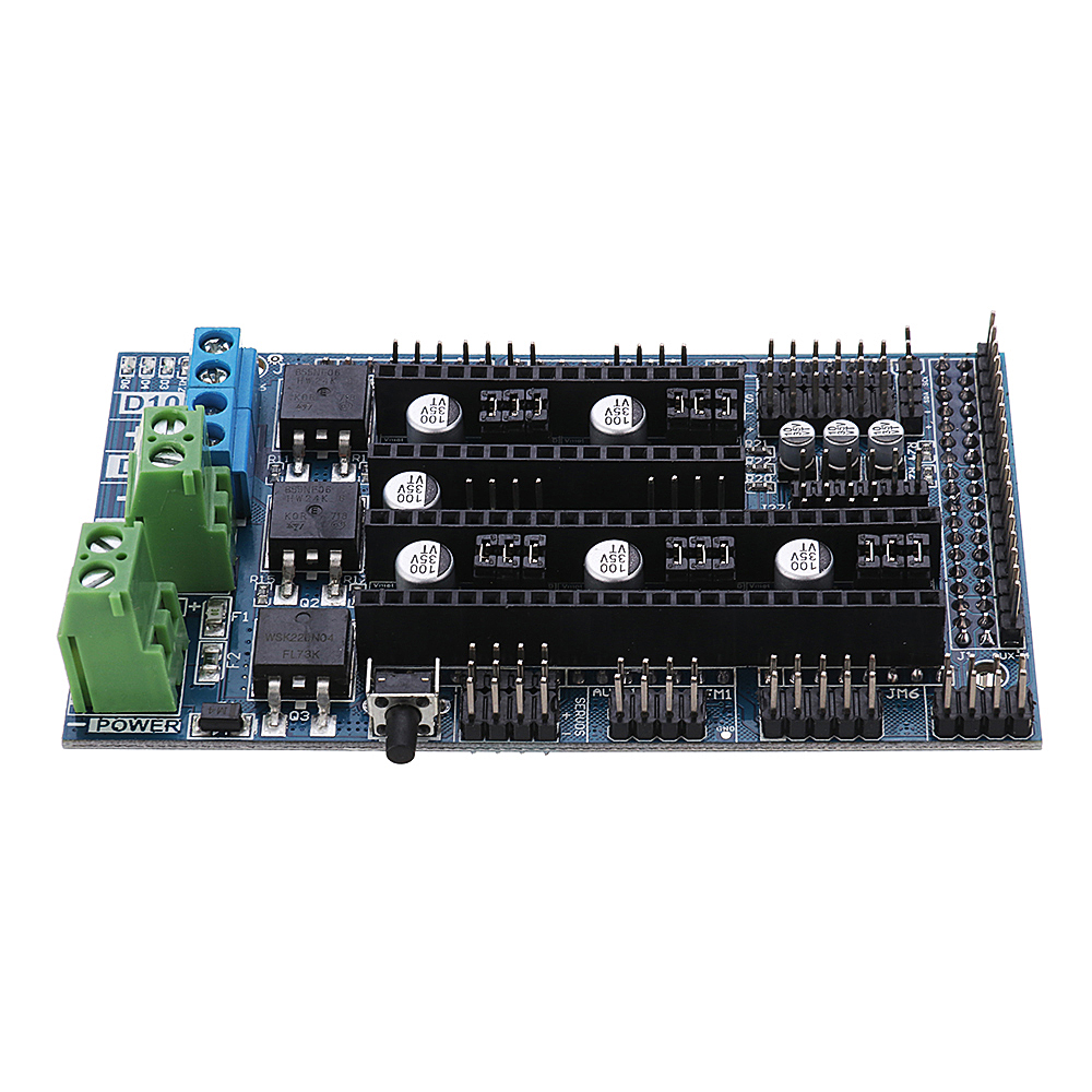 LCD 2004 Display + Ramps 1.6 Control Board+ Mega2560 R3 Board + 5Pcs DRV8825 Driver DIY 3D Printer Mainboard Kit 15