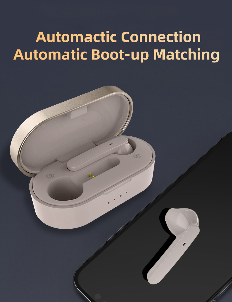 TWS bluetooth 5.0 Fone de ouvido sem fio Touch Control Fones de ouvido esportivos com cancelamento de ruído HIFI fone de ouvido para jogos com microfone