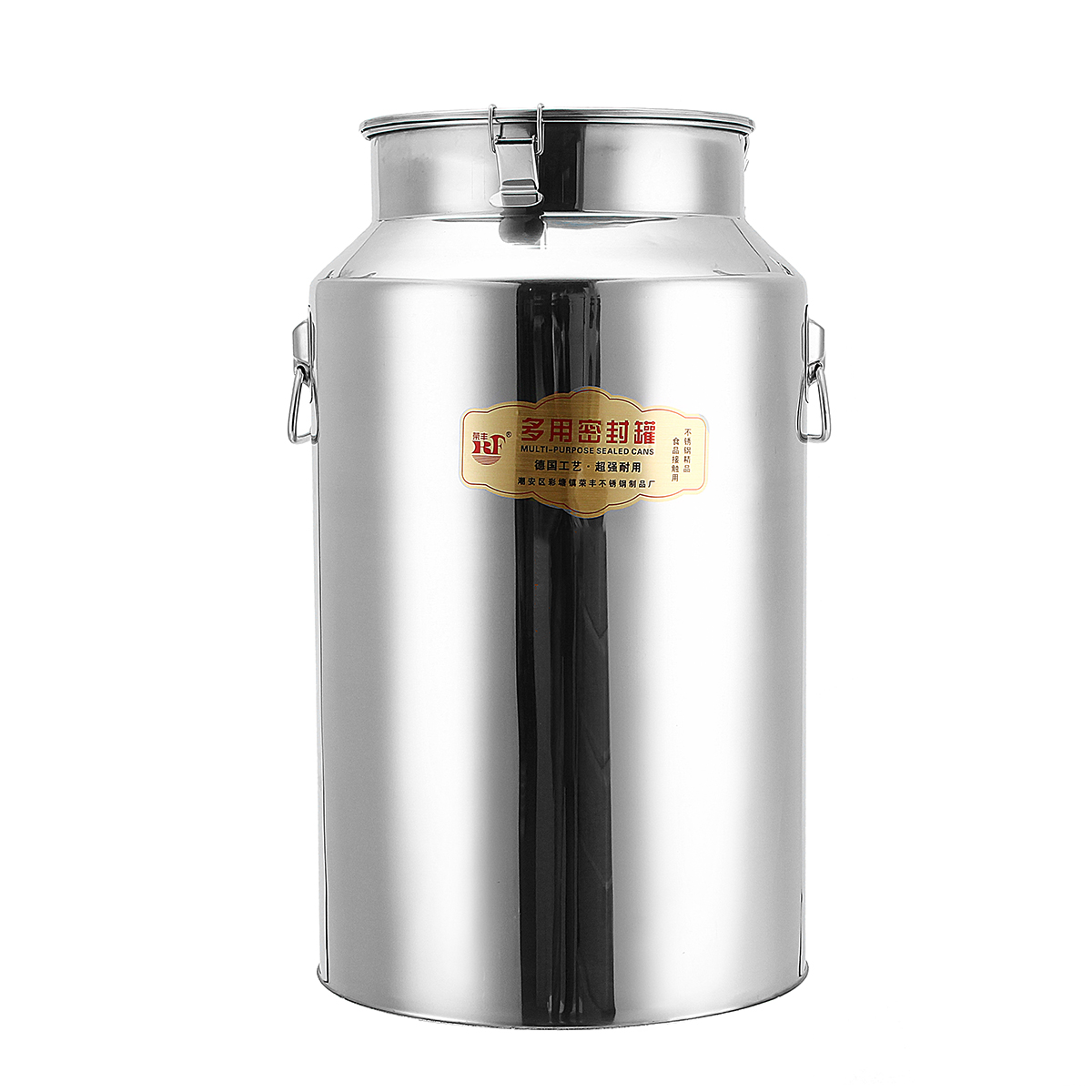 

35/42/48/58L Stainless Steel Seal Tank Barrel Wine Beer Whiskey Kegerators Milk Churn with Dipper