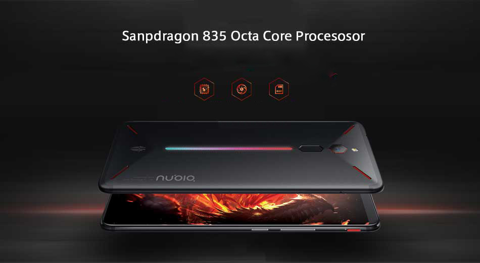 Nubia Red Magic 6.0 inch 6GB RAM 64GB ROM Snapdragon 835 Octa Core 4G Gaming Smartphone