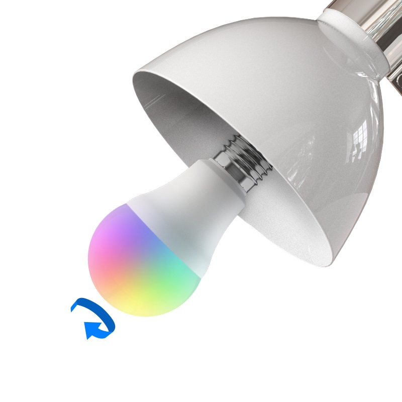 BroadLink LB27 26 Smart Wi-Fi RGB Bulb Dimmer Timer Light Works With Google Home & Alexa