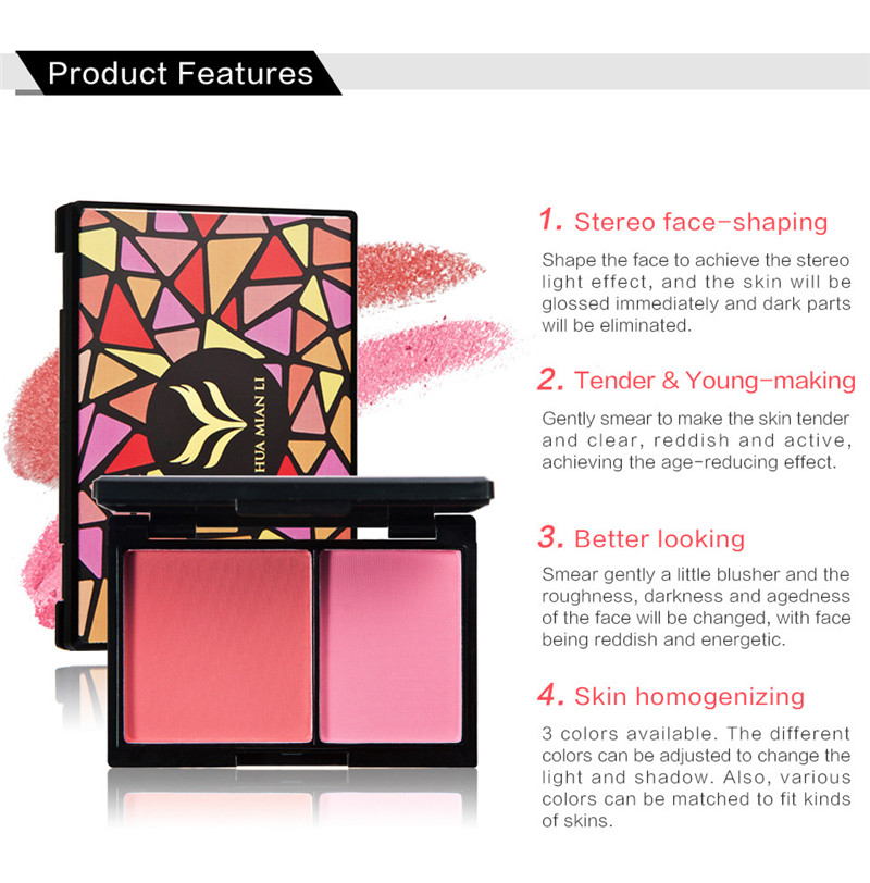 Face Palette Makeup Pink Blusher