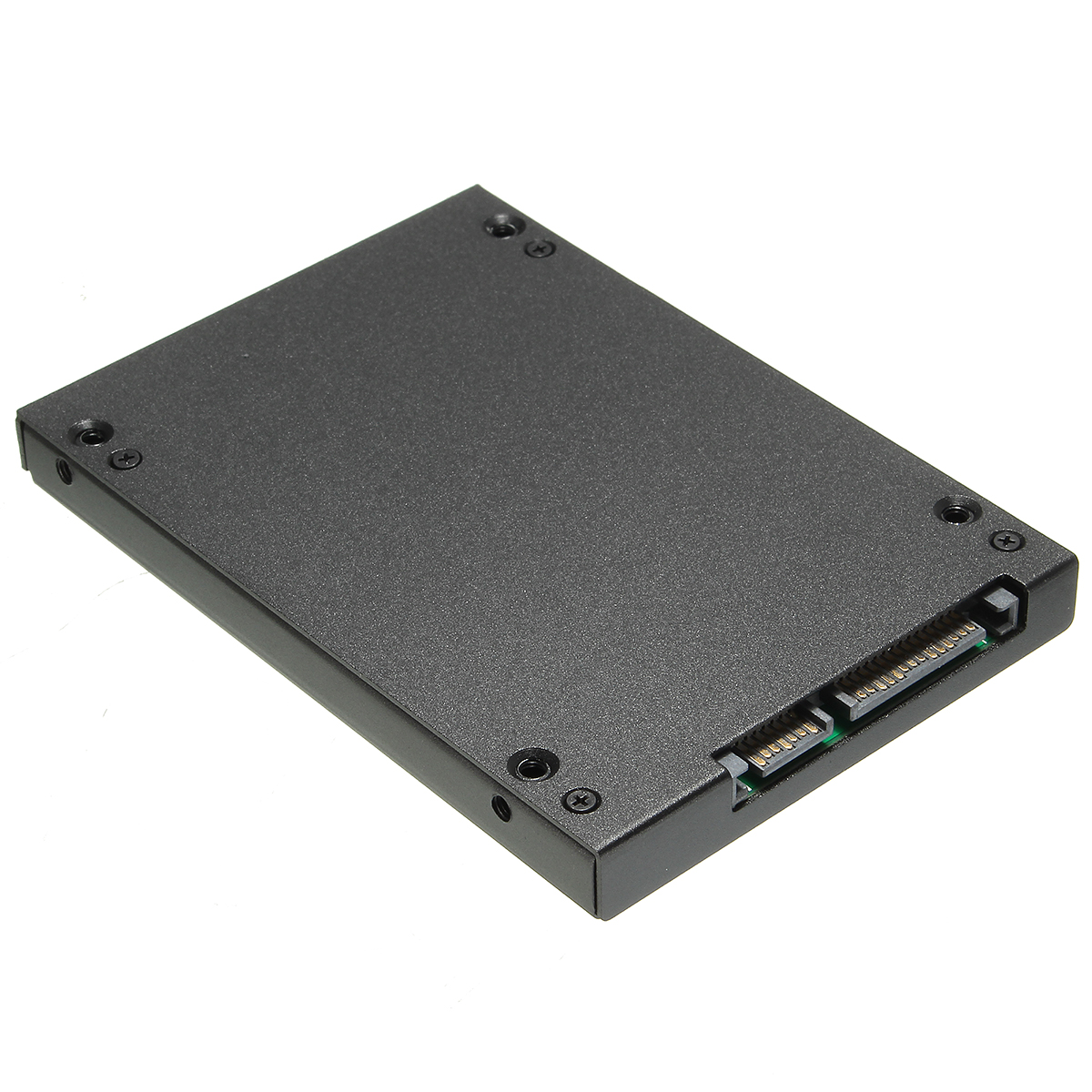 Micro SATA 1.8" to 2.5" SATA HDD Hard Drive Card Converter Adapter HDD Hard Disk Metal Case 5