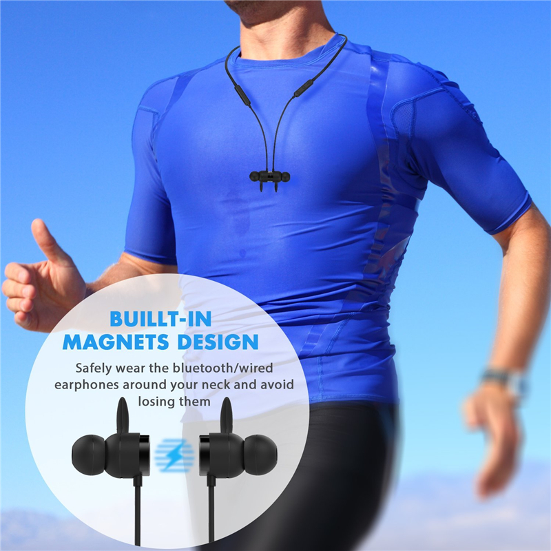 X13 Sport 110mAh Stereo HiFi Bluetooth Earphone Headphone IPX5 Waterproof Magnetic Adsorption 14