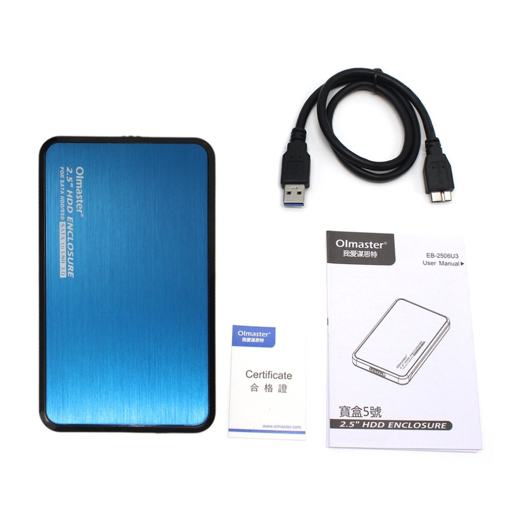 Olmaster EB-2506U3 2.5 Inch SSD HDD Enclosure Docking Station Sata USB 3.0 HDD Base for Notebook PC Hard Disk Drive 13