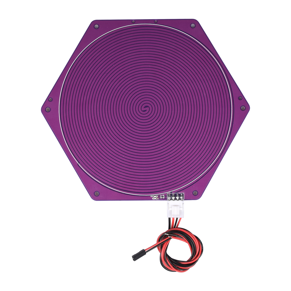 12V 120w 170mm Diameter Purple Hexagon Round Kossel Delta Heated Bed for 3D Printer 6
