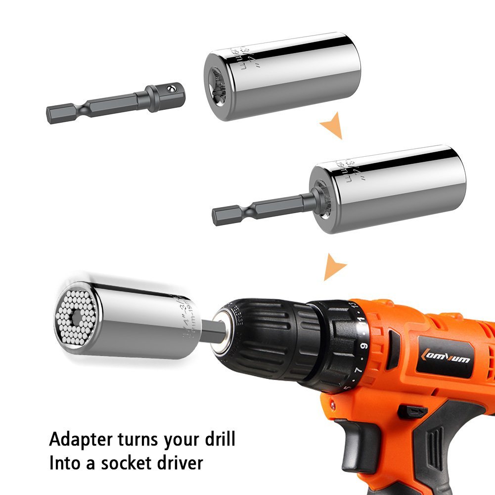 Daniu Multifunction Universal Hand Tools Socket Wrench Repair Tools 7-19 mm 12