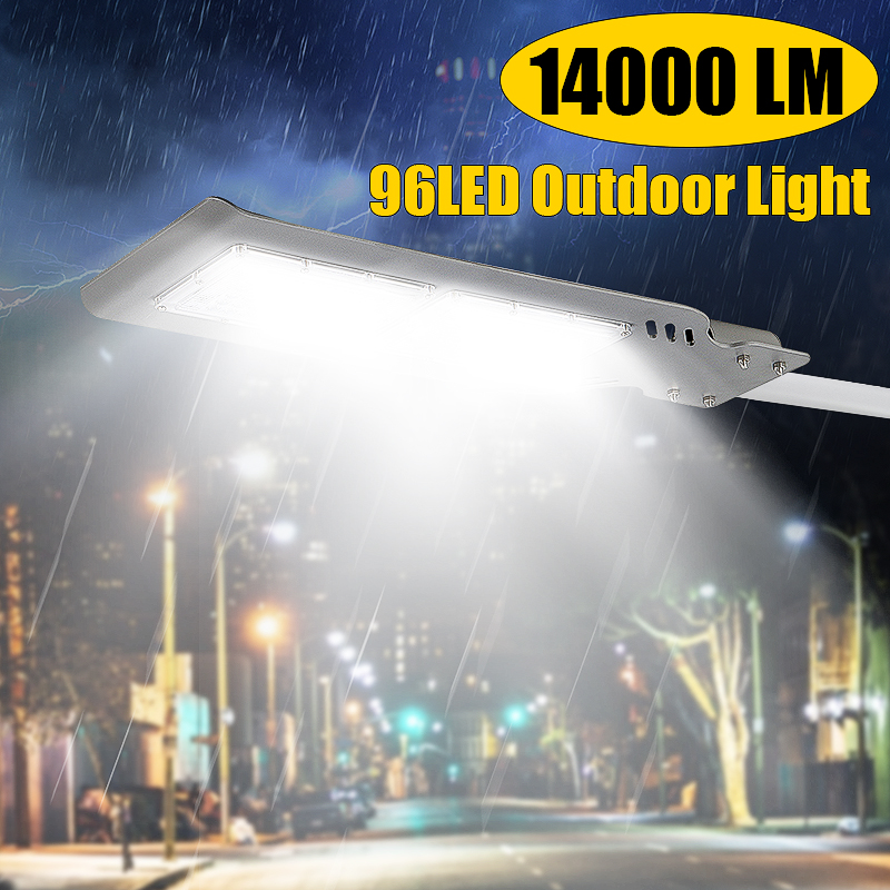 96 LED 14000LM Wall Street Light Waterproof Outdoor Garden Yard Lamp 14000Lm