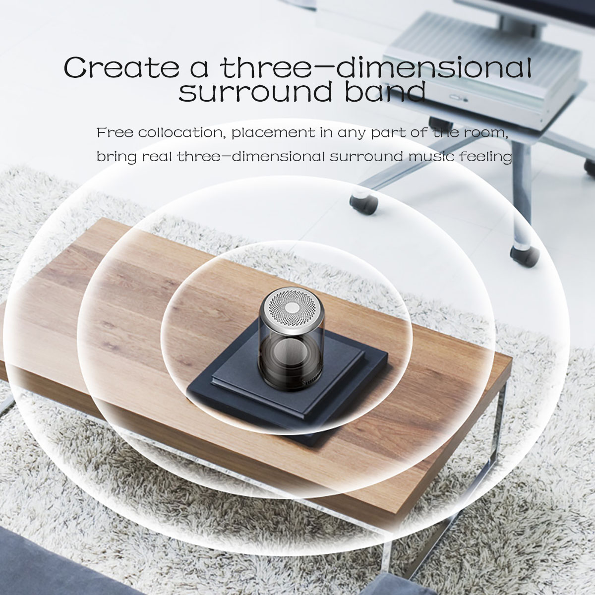 2-in-1 AUX Wired Bluetooth 4.2 Wireless Speaker HiFi 5D Stereo Sound Bass Speaker 15