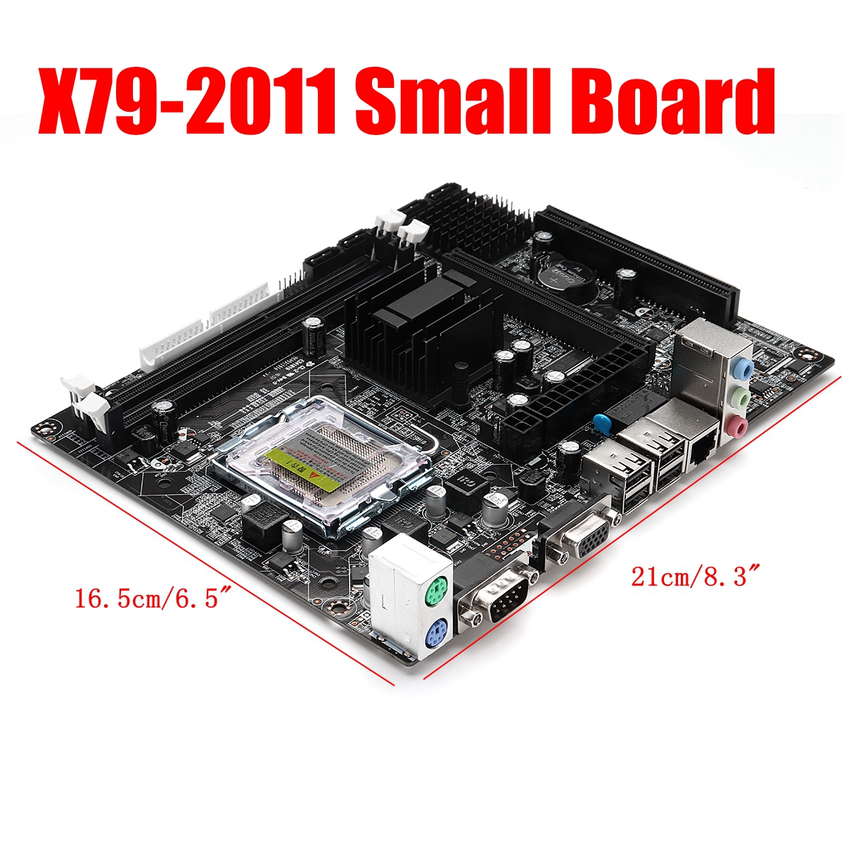 X79-2011 Small Board Mainboard Motherboard For LGA2011 Xeon Series CPU DDR3 1066/1333 For Intel X79 15