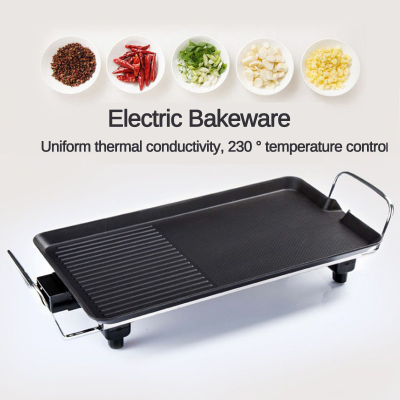 Multifunctional Electric Baking Pan Household Electric Baking Pan Non-stick Smokeless Barbecue Machine
