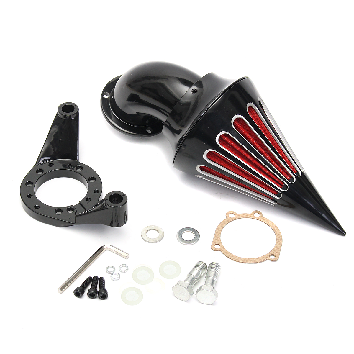 

Motorcycle Spike Air Cleaner Kit Intake Filter For Harley CV Carburetor V-Twin