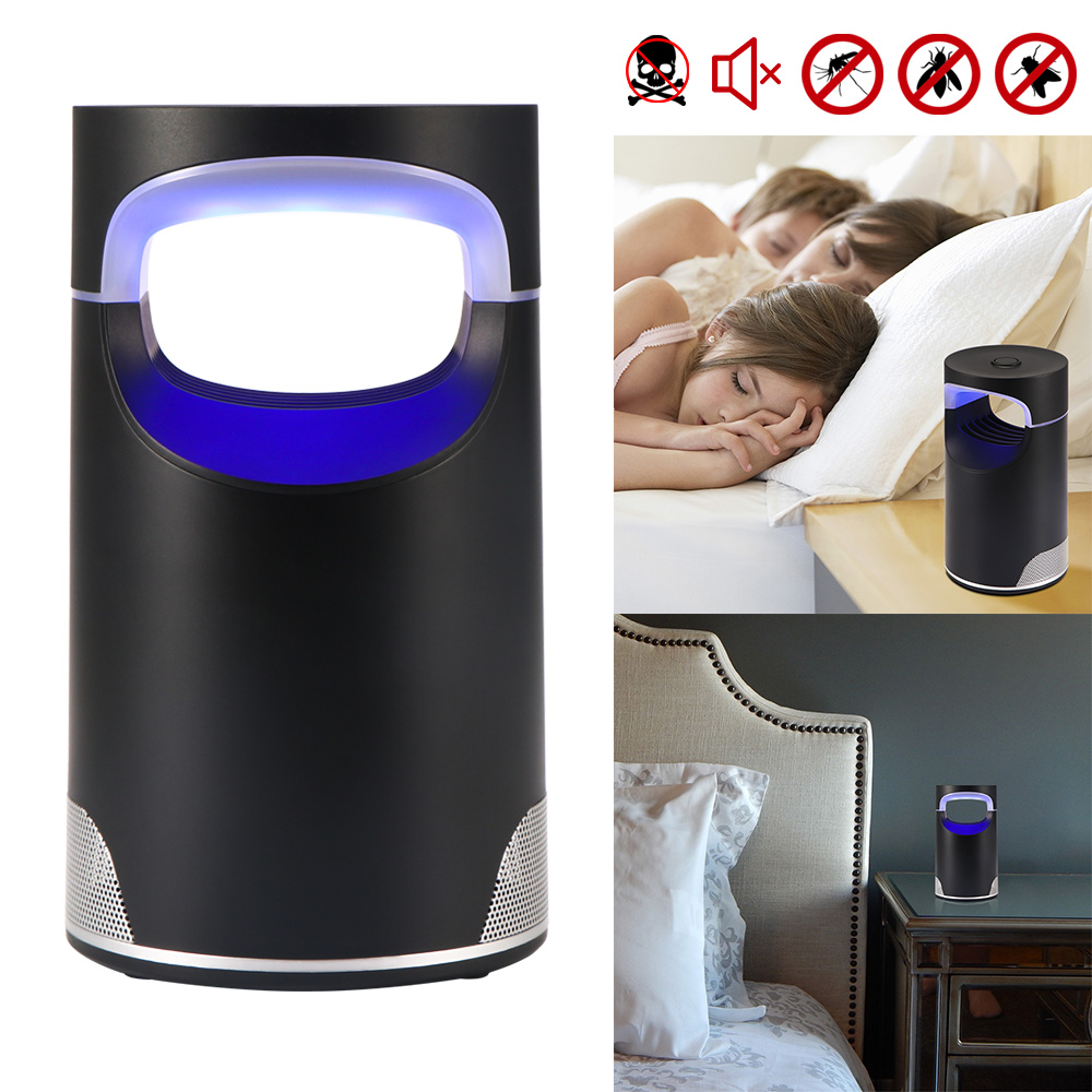 Intelligent Wifi Photocatalyst Mosquito Killer Lamp Voice Control USB Charging Insect Repellent Mosquito Killer LED Light Trap for Indoor Bedroom Office