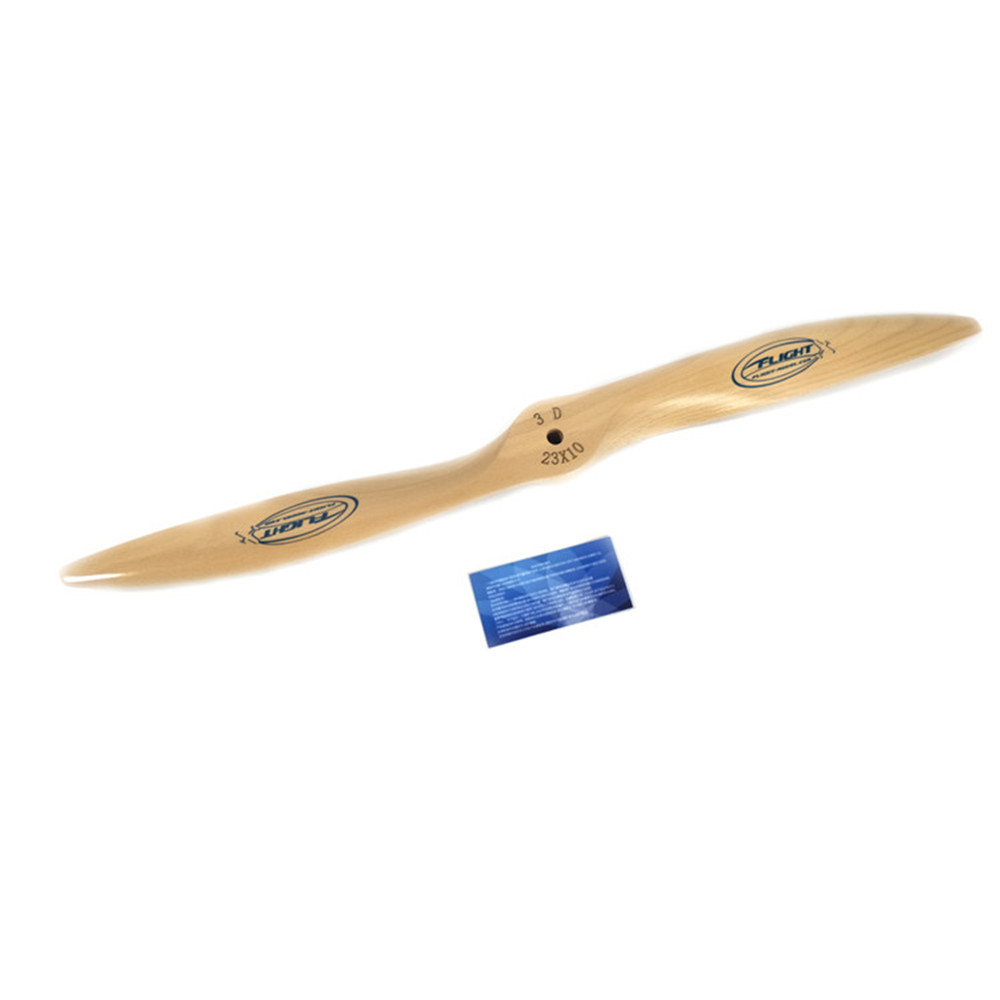 1PC 2310 3D Wooden CW Propeller/ Beech Propeller 23*10 for RC Gasoline/ Petrol Airplane - Photo: 4
