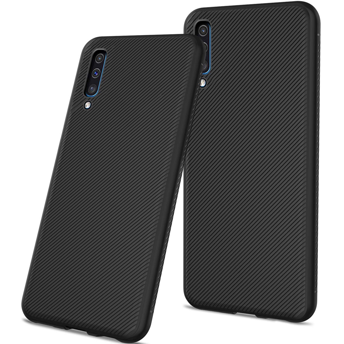 Bakeey Carbon Fiber Protective Case For Samsung Galaxy A50 2019 Shockproof Soft TPU Back Cover