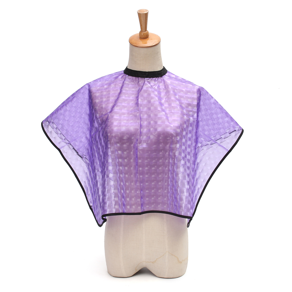 

Фиолетовый парикмахерского одежды водонепроницаемой режущая накидка платье ткань салон парикмахера окраски