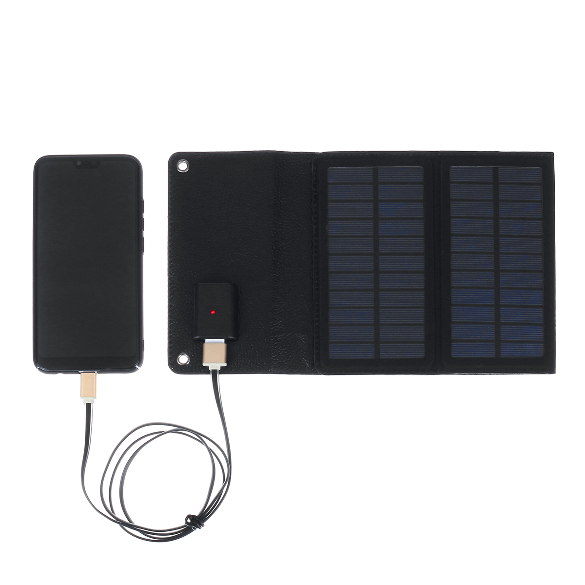 7W 5V Waterproof Foldable Mono-crystalline Silicon Solar Panel With LED Charging indicator & USB Interface 16