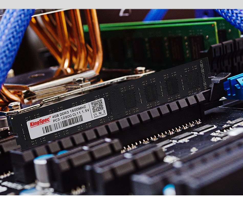 KingSpec DDR3 4GB 8GB 1600Mhz Desktop Computer Memory NON-ECC Ram 13