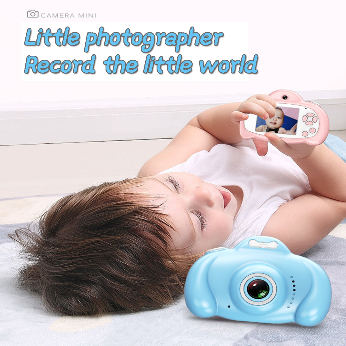 X400 4 in1 32G 2000W 2.0 Inch Mini Digital Children Camera HD 1080P LCD Camera Toy Gift For Kids