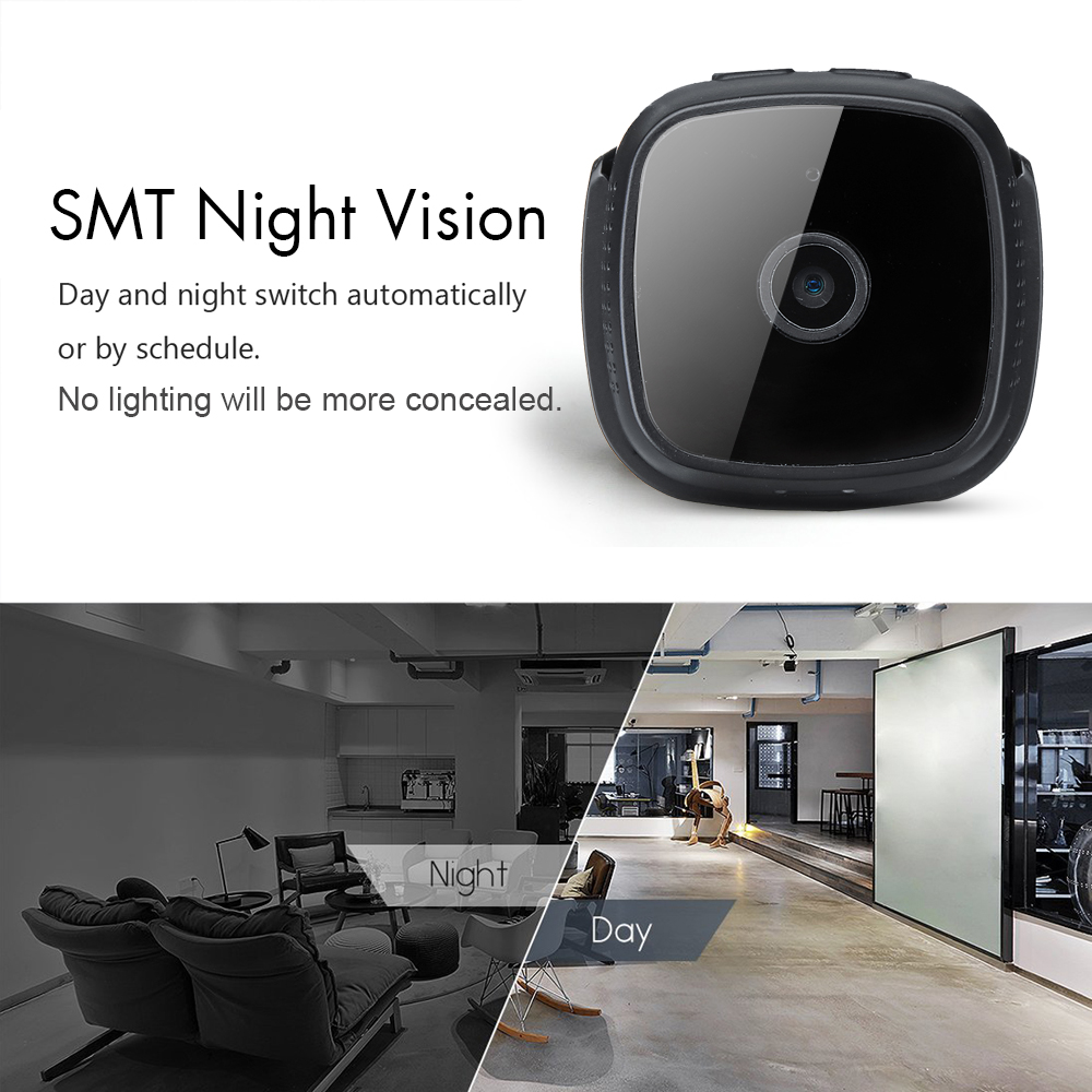 Mini C9 WIFI HD 360° IP Camera Smart Home Security Camcorder Night Vision 14