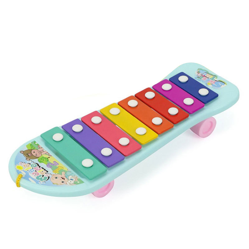 Baby Knock Beat Xylophone Educational Toy Bus Shape Toys Color Matching Bus Knocking Xylophone Kids Toy Parent-Child Activity Games - Photo: 7