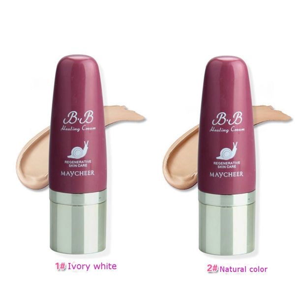 MAYCHEER Moisturizing Snail BB Cream Blemish Cover Concealing Balm Foundation