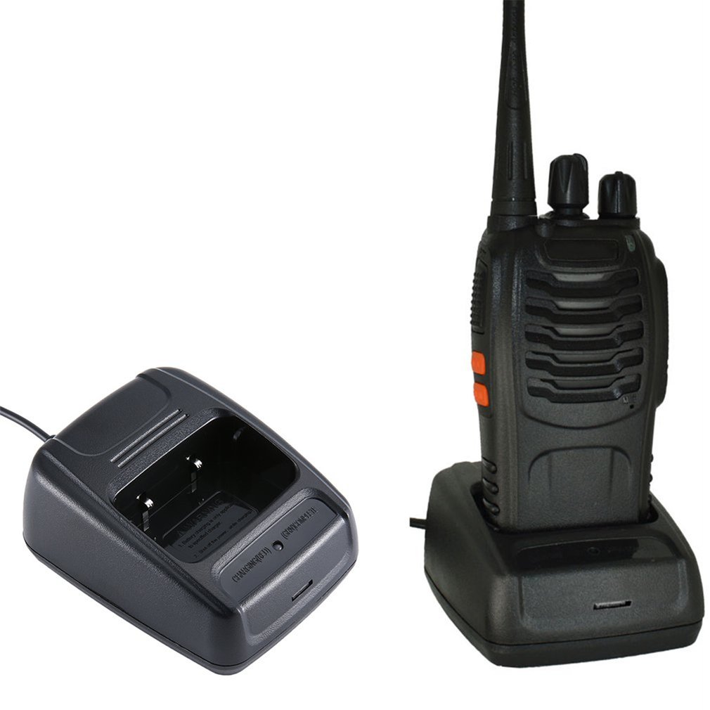 Portable USB Li-ion Radio Battery Charger Input 5V 1A for Baofeng BF-888S Walkie Talkie USB Charger