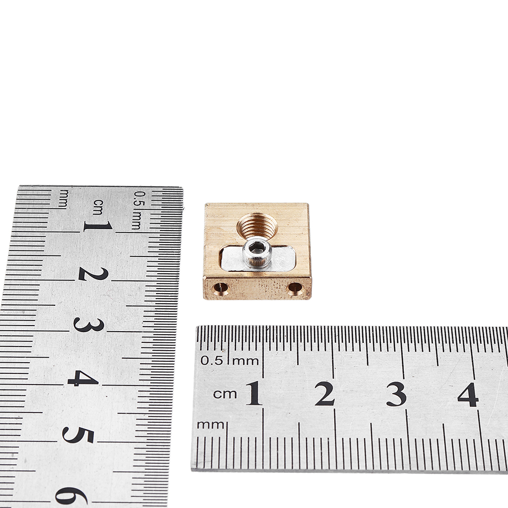 UM3 M6*0.75 Thread Brass Copper Heating Block 4mm for 3D Printer 16