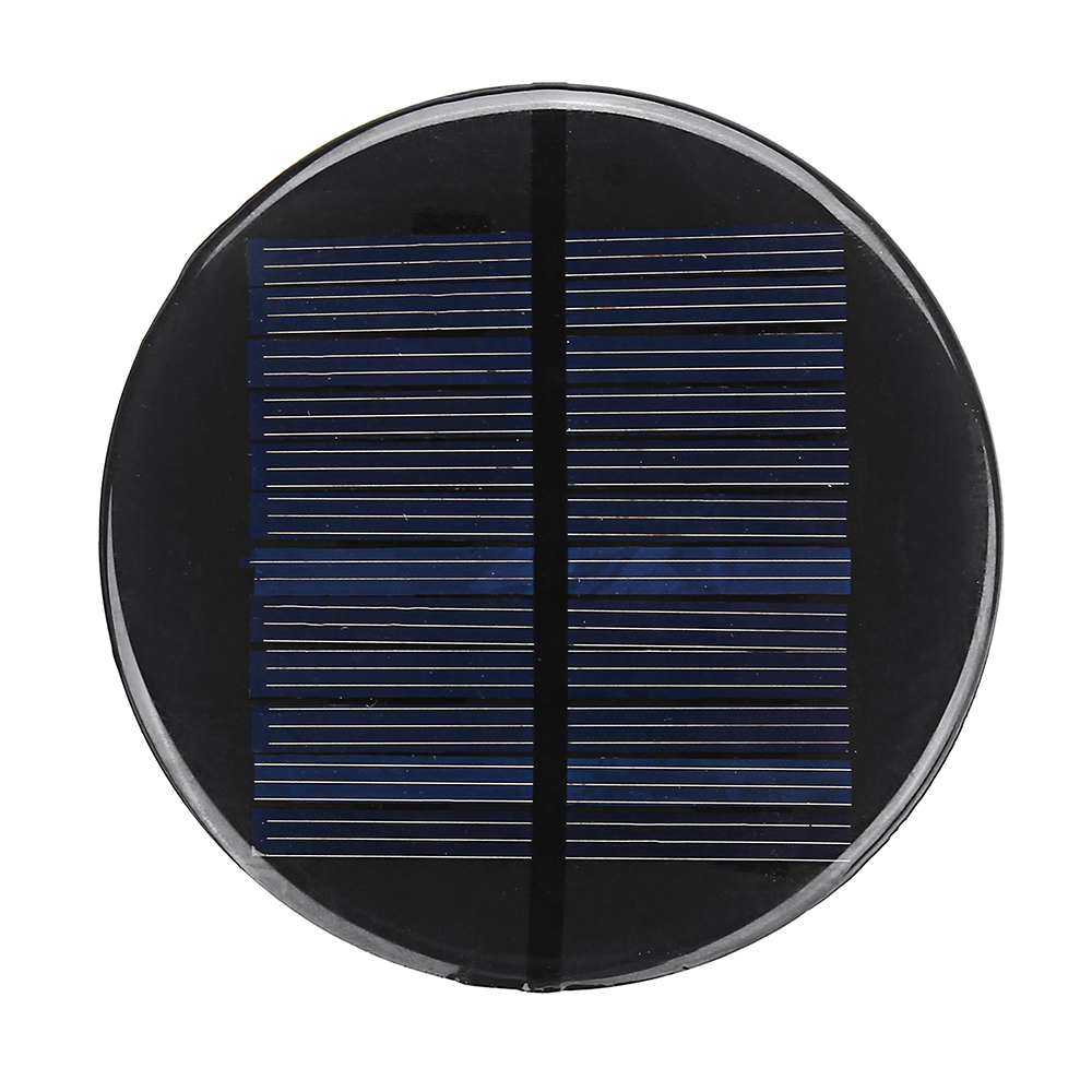 Φ80MM 6V 2W Round Style Polycrystalline Solar Panel Epoxy Board 10