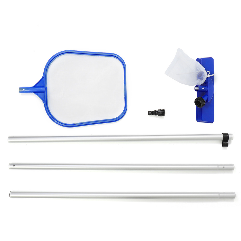 

Tub Pool Maintenance Kit For Above Ground Swimming Pool Vacuum Cleaner Silt Debris Remover Extend