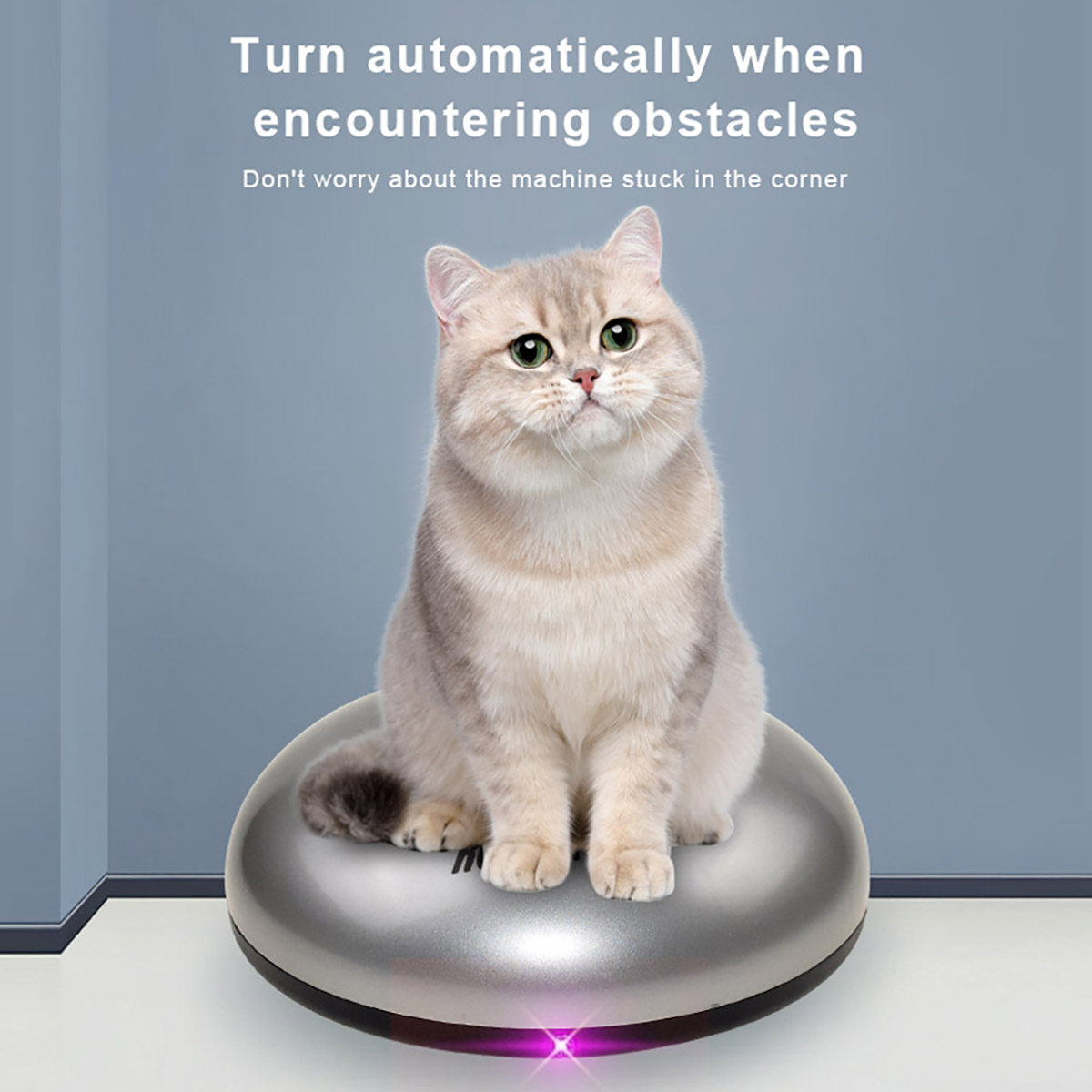 2 in 1 Smart Funny Cat Sweeper Robot Cleaner Machine Edge Auto Suction Home