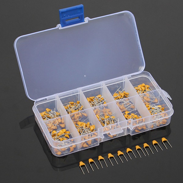 Geekcreit® 300pcs 10 Values 50V 10pF To 100nF Multilayer Ceramic Capacitor Assortment Kit 30pcs Each Value