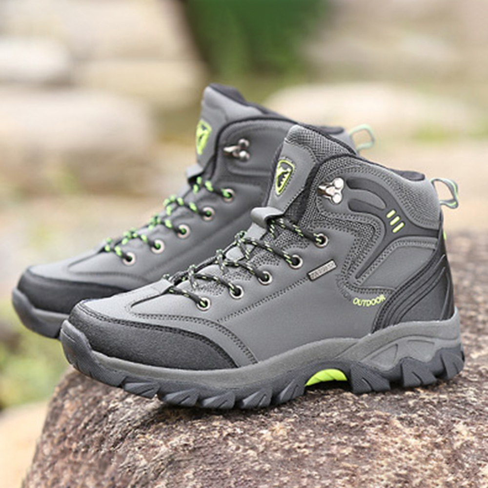 Homens Outdoor Antiderrapante Respirável Casual Caminhadas Ankle Boots
