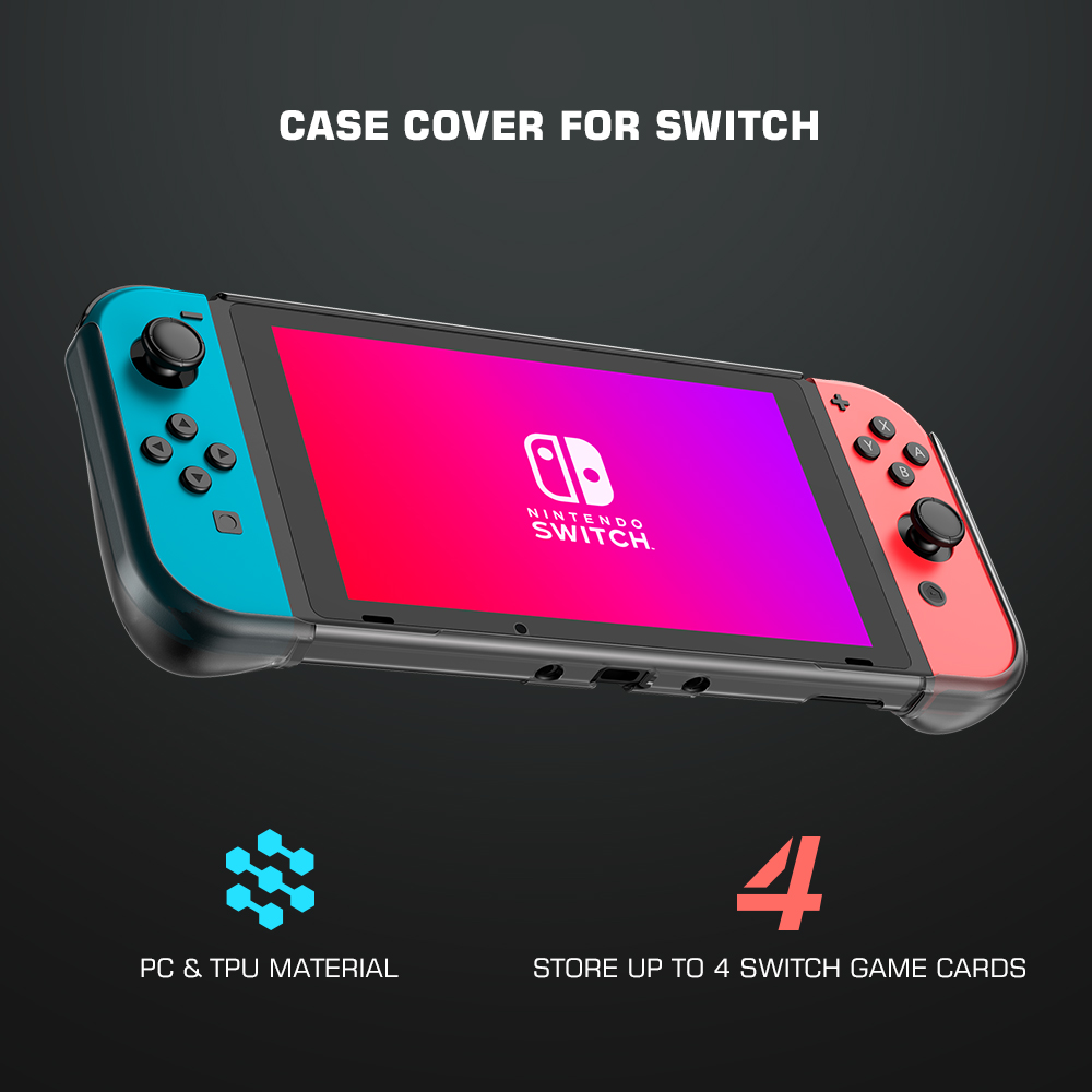 GAMESIR GP201 Soft Ultra-thin TPU PC Switch Protective Case Game Console Cover Anti-Scratch Case for Nintendo Switch