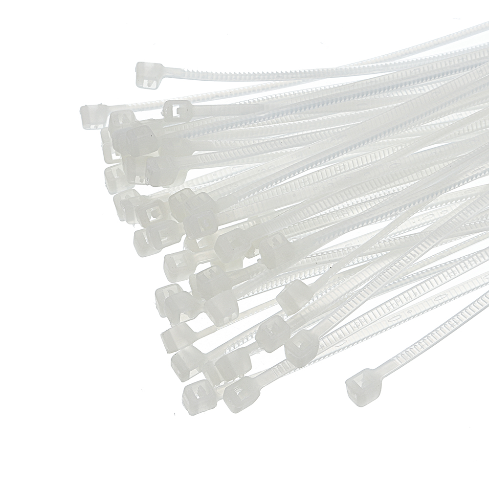50pcs White Black 3x150mm Cable Ties Model Manufacturing Tools 19