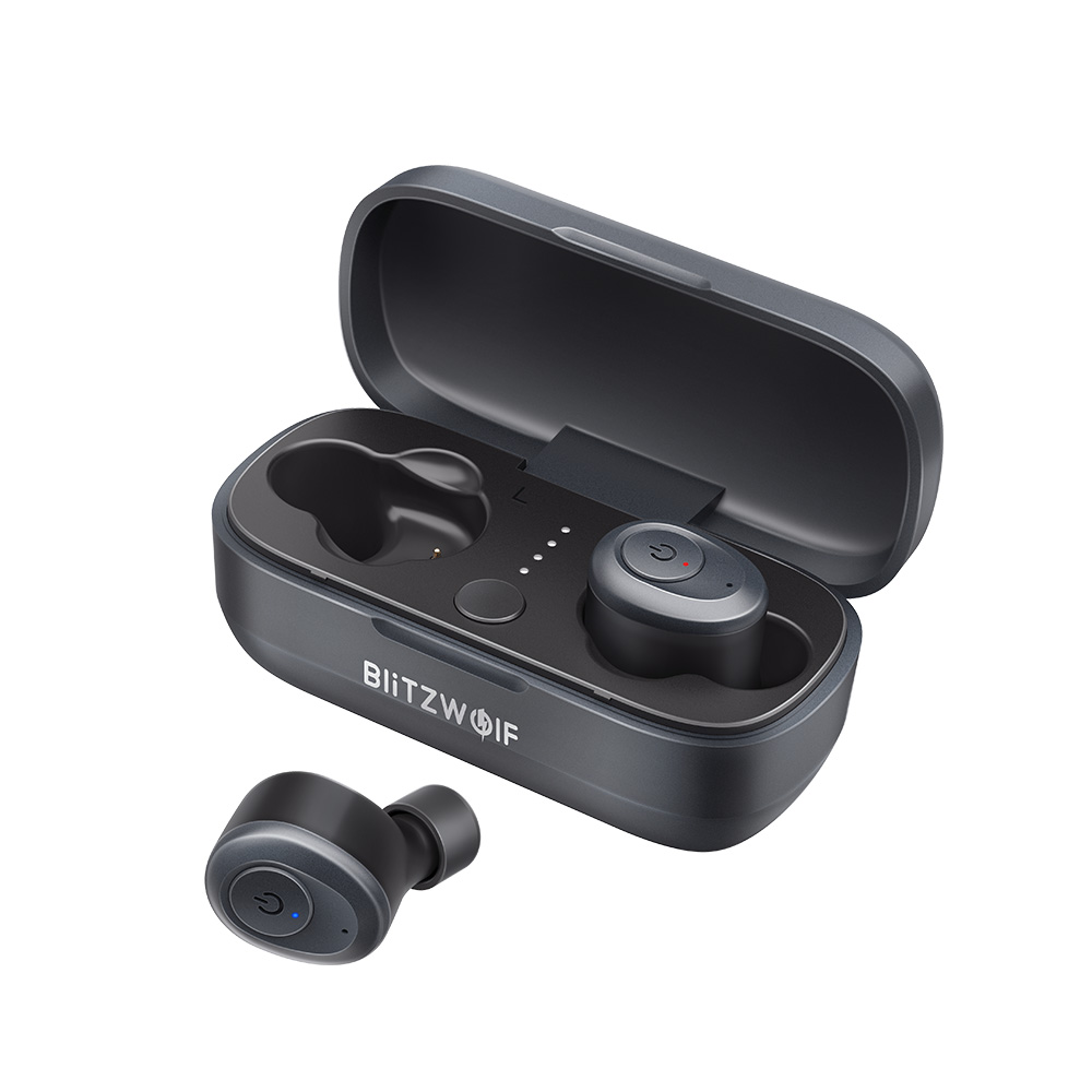 

Blitzwolf® BW-FYE4 TWS True Wireless Bluetooth 5.0 Earphone Mini Portable Stereo Bilateral Call Headphone With Charging Box