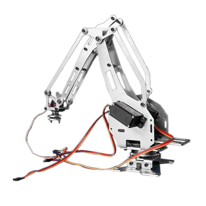 

KDX DIY 6DOF Алюминиевый робот 6 Вращение оси Механический Ручка робота Набор с 5 сервоприводами