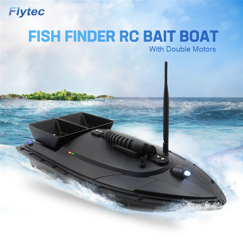 URUAV 2011-5 Generation 50cm Fishing Bait RC Boat 500M Remote Fish Finder 5.4km/h Double Motor Toys - Photo: 5