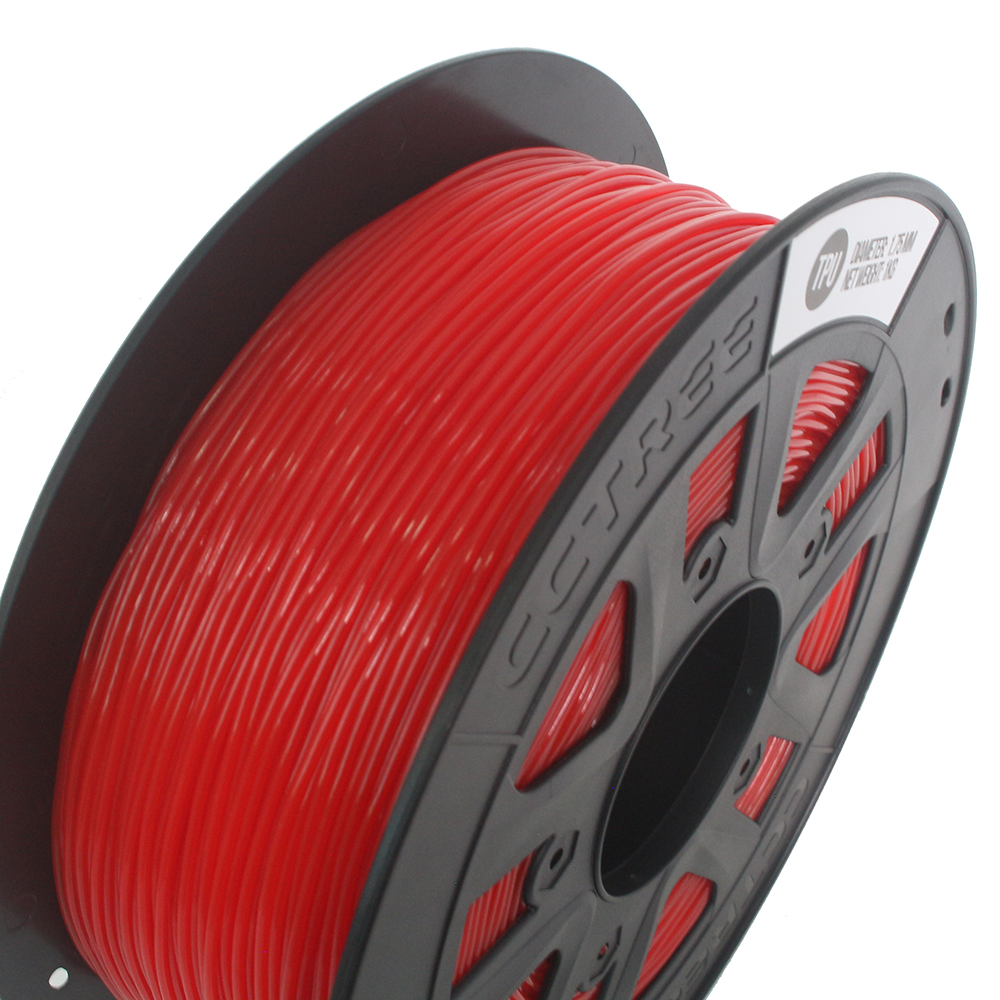 CCTREE® Black/White/Red/Transparent/Yellow 1.75mm 1Kg/Roll TPU Filament for 3D Printer Reprap 8