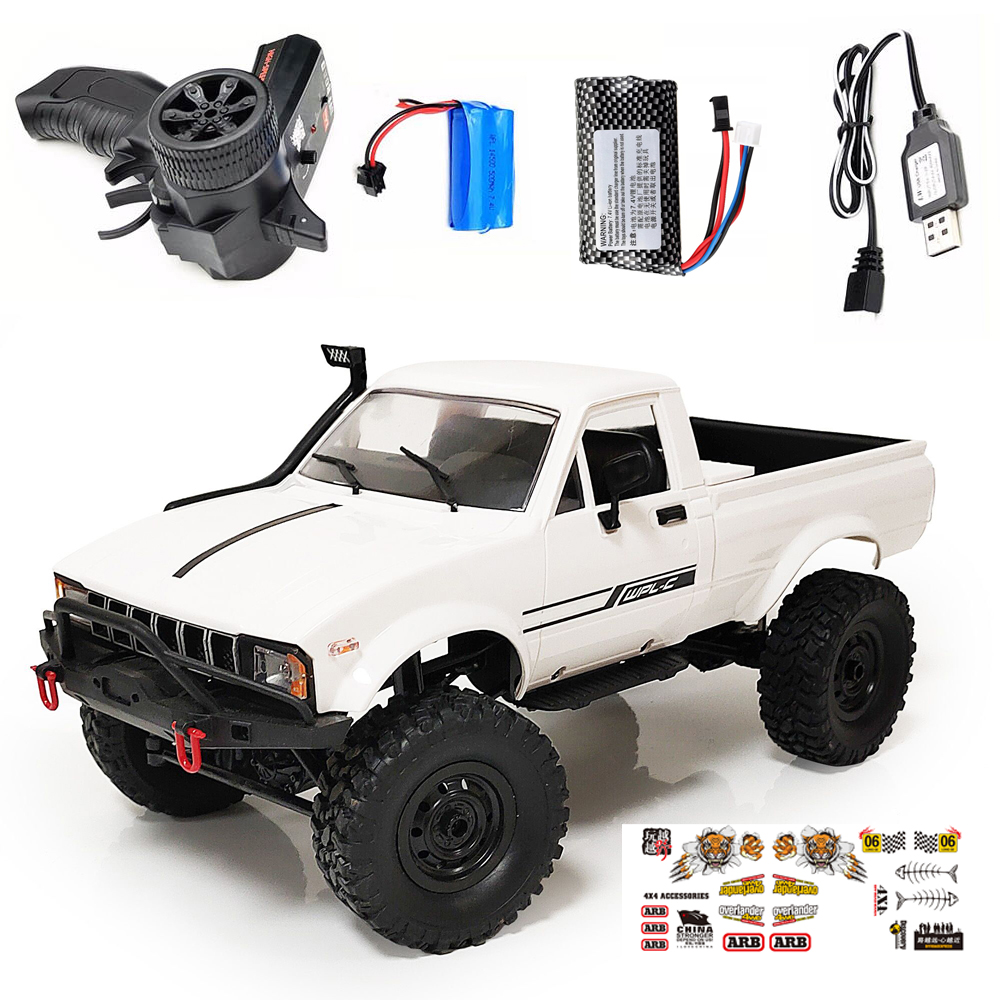 RBR/C WPL C24 1/16 2.4G 4WD Crawler Truck RC Car Full Proportional Control - Photo: 7