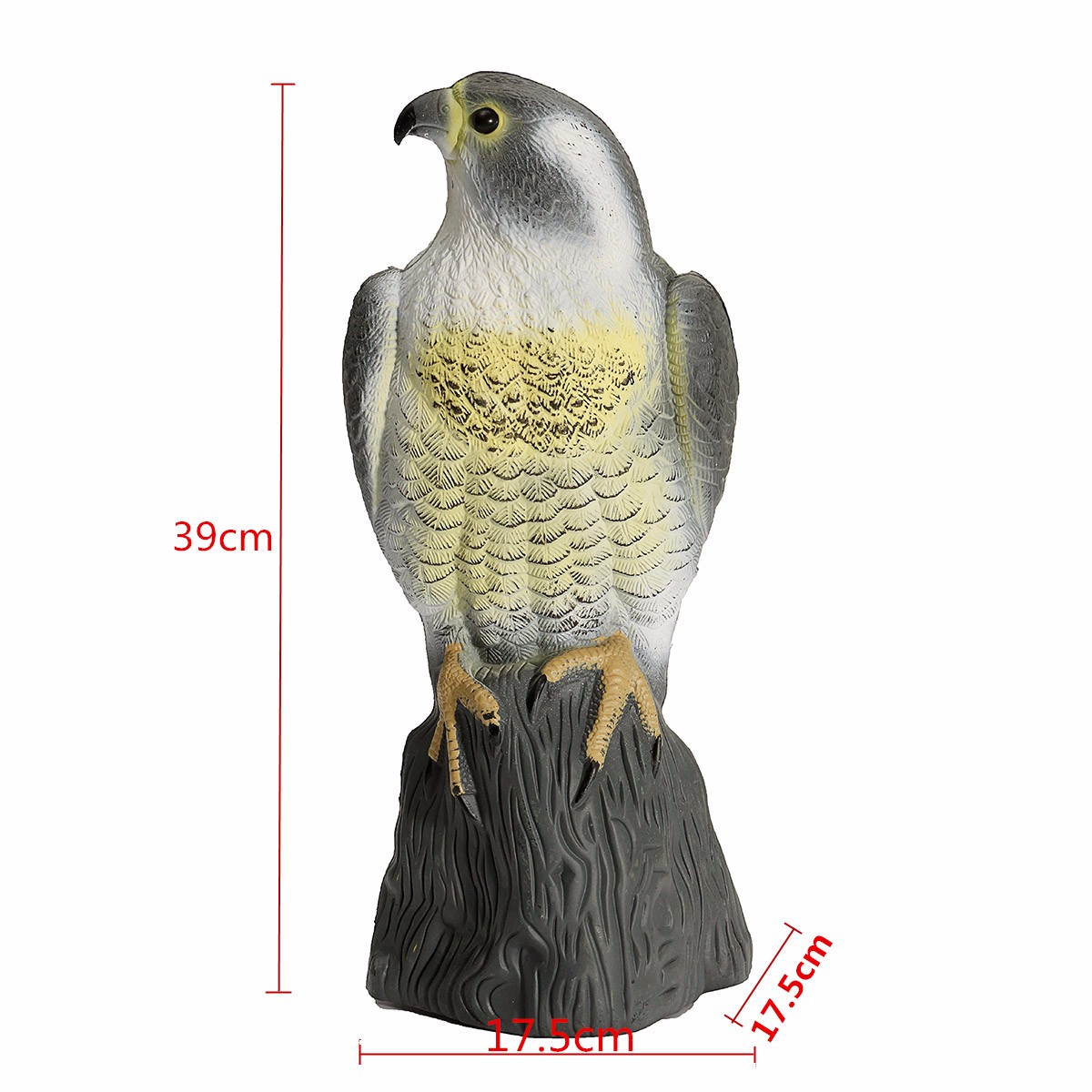 Simulation Falcon Hawk Decoy Bird Pigeon Deterrent Scarer Repeller Garden Lawn Decor Hallowmas Decoration