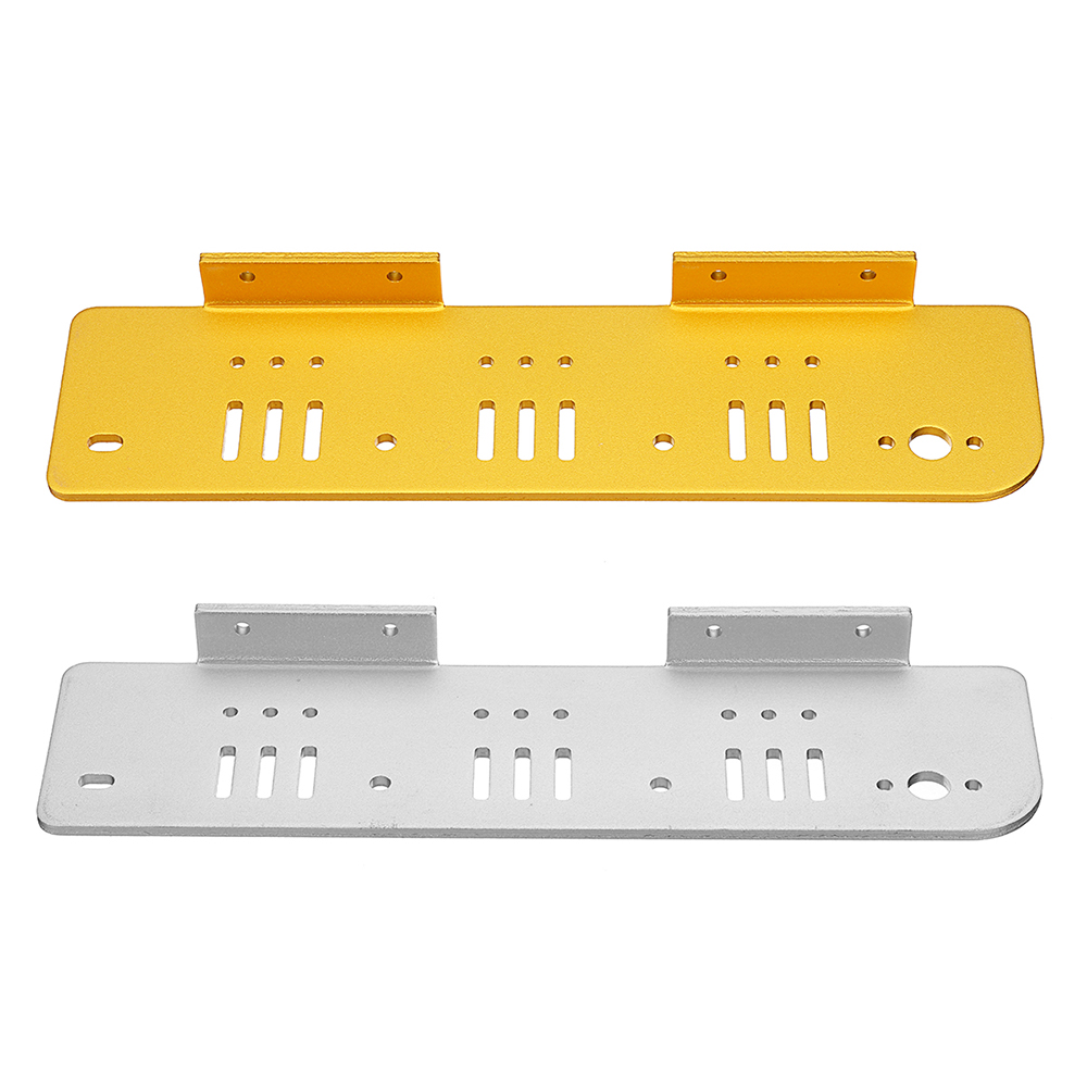1 Pair of Gold/Silver Aluminum Alloy Both Side Plate forT200/TP200/T600 Tank Chassis Car 42