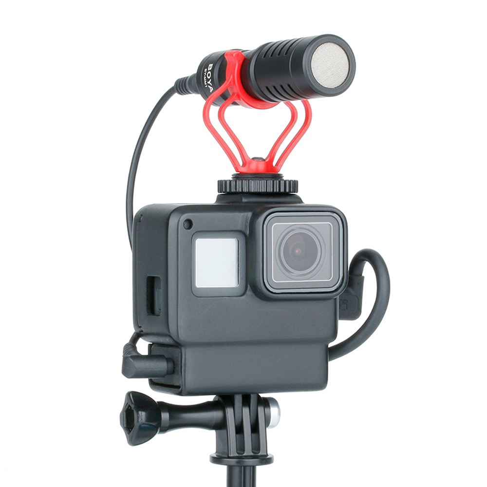 Ulanzi V2 Protective Housing Case Frame Cage Mount For Gopro 7 6 5 With Mic Adapter - Photo: 5